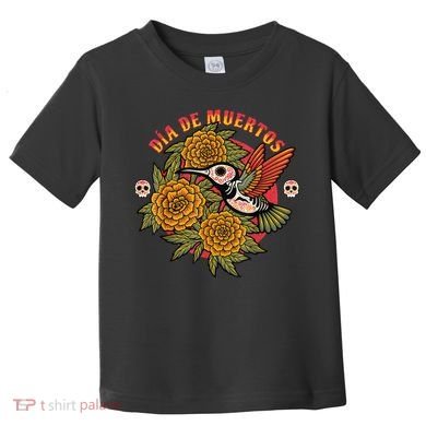 Dia De Muertos Hummingbird Toddler T-Shirt