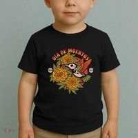 Dia De Muertos Hummingbird Toddler T-Shirt thumb 2