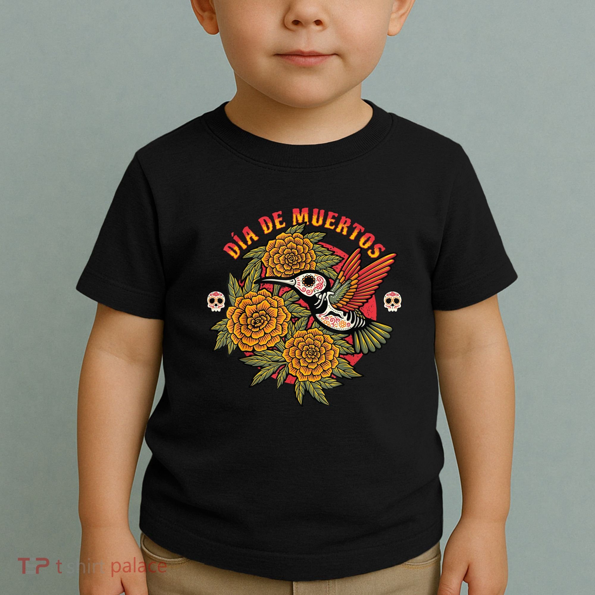 Dia De Muertos Hummingbird Toddler T-Shirt