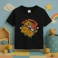Dia De Muertos Hummingbird Toddler T-Shirt thumb 3