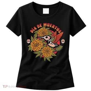 Dia De Muertos Hummingbird Women's T-Shirt