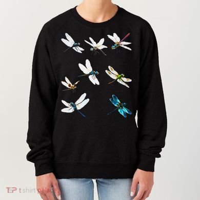 Dragonfly Dragonflies Natural Mosquito Repellent Biting Bugs Women's Sweatshirt