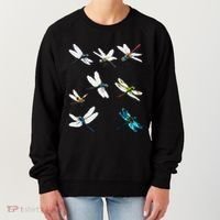 Dragonfly Dragonflies Natural Mosquito Repellent Biting Bugs Women's Sweatshirt thumb 0