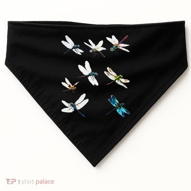 Dragonfly Dragonflies Natural Mosquito Repellent Biting Bugs USA-Made Doggie Bandana