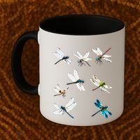 Dragonfly Dragonflies Natural Mosquito Repellent Biting Bugs Coffee Mug thumb 2