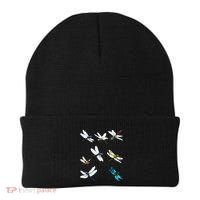 Dragonfly Dragonflies Natural Mosquito Repellent Biting Bugs Beanie thumb 0