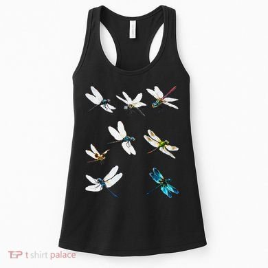 Dragonfly Dragonflies Natural Mosquito Repellent Biting Bugs Women's Tank Top