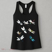 Dragonfly Dragonflies Natural Mosquito Repellent Biting Bugs Women's Tank Top thumb 3