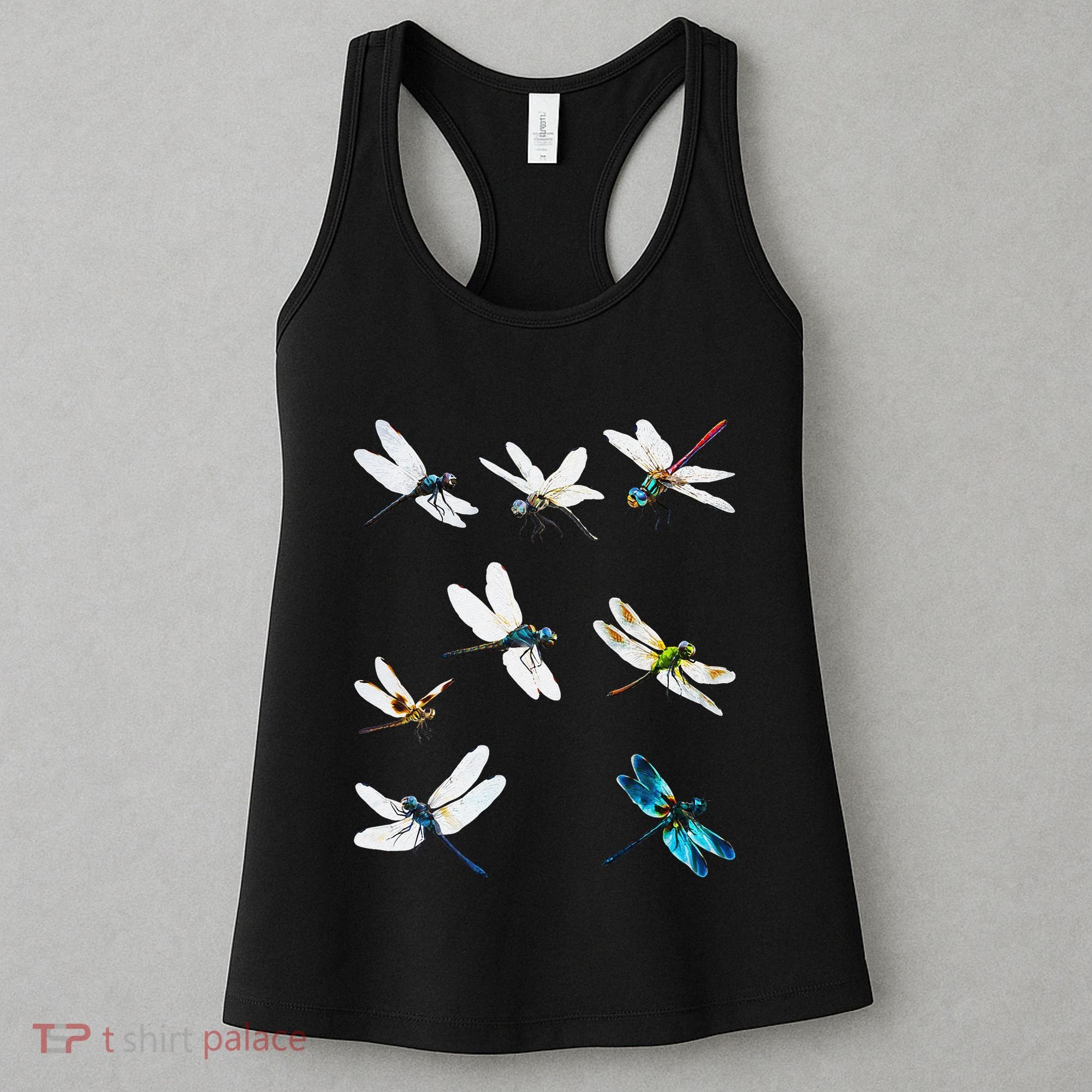 Dragonfly Dragonflies Natural Mosquito Repellent Biting Bugs Women's Tank Top