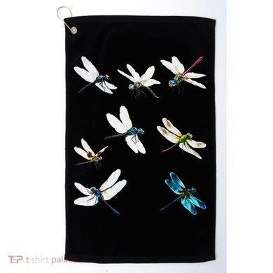 Dragonfly Dragonflies Natural Mosquito Repellent Biting Bugs Golf Towel