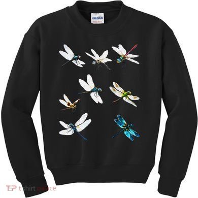 Dragonfly Dragonflies Natural Mosquito Repellent Biting Bugs Kids Sweatshirt