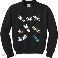 Dragonfly Dragonflies Natural Mosquito Repellent Biting Bugs Kids Sweatshirt thumb 0