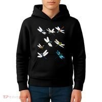 Dragonfly Dragonflies Natural Mosquito Repellent Biting Bugs Kids Hoodie thumb 4