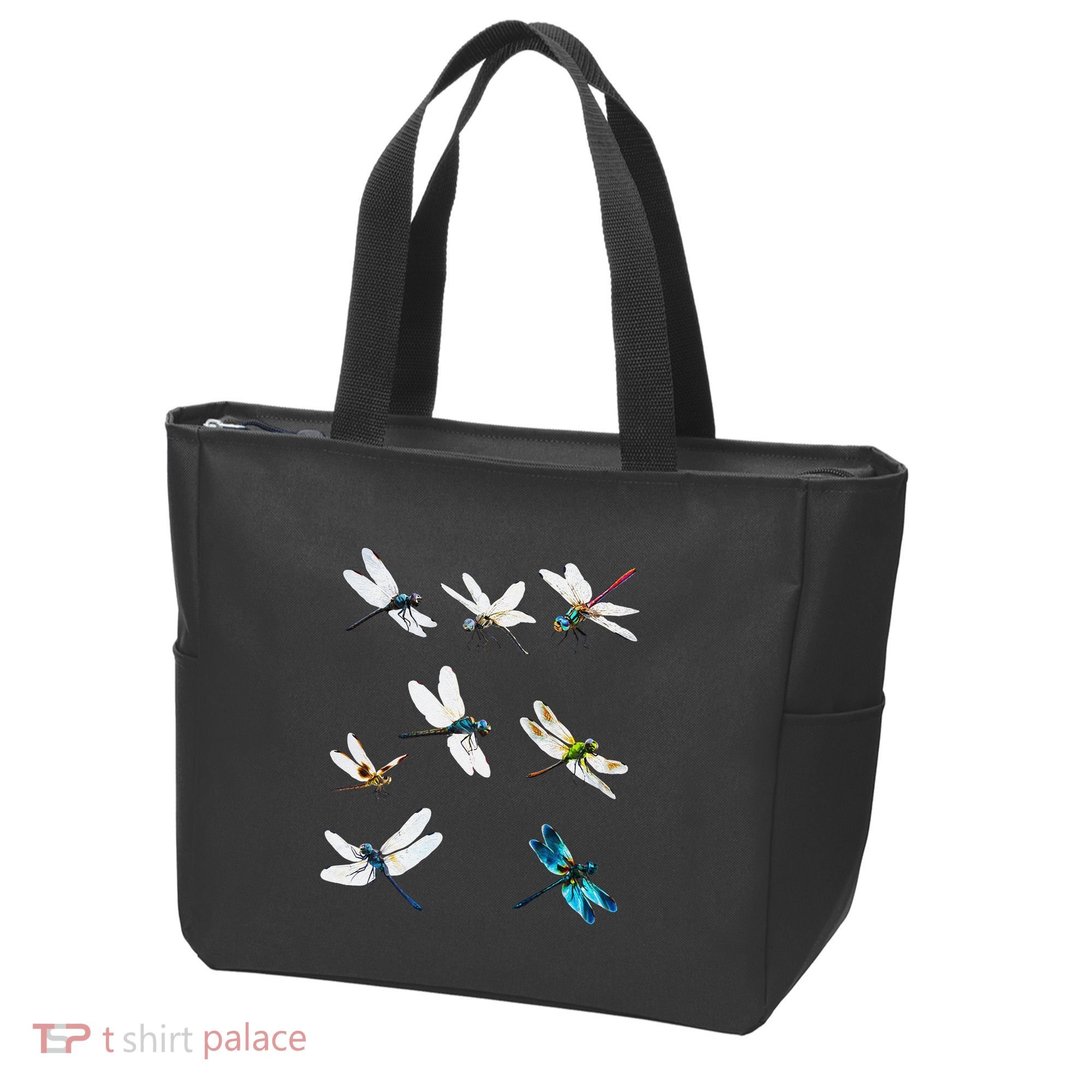 Dragonfly Dragonflies Natural Mosquito Repellent Biting Bugs Tote Bag