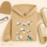 Dragonfly Dragonflies Natural Mosquito Repellent Biting Bugs Hoodie thumb 4