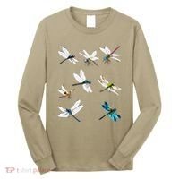 Dragonfly Dragonflies Natural Mosquito Repellent Biting Bugs Long Sleeve Shirt thumb 0