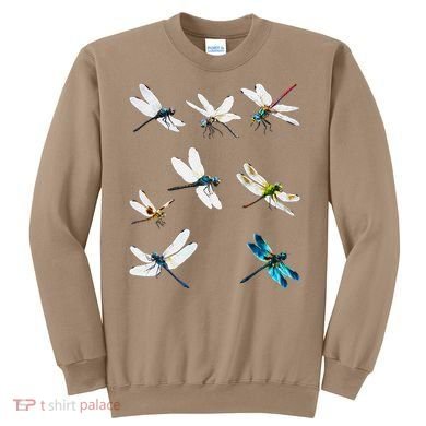 Dragonfly Dragonflies Natural Mosquito Repellent Biting Bugs Sweatshirt