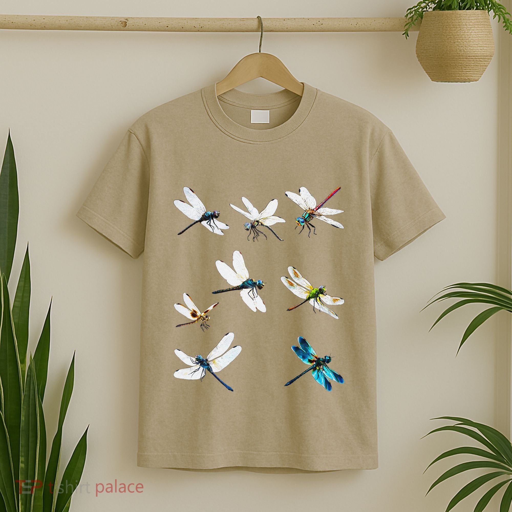 Dragonfly Dragonflies Natural Mosquito Repellent Biting Bugs T-Shirt