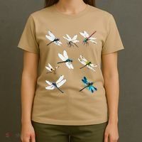 Dragonfly Dragonflies Natural Mosquito Repellent Biting Bugs T-Shirt thumb 4