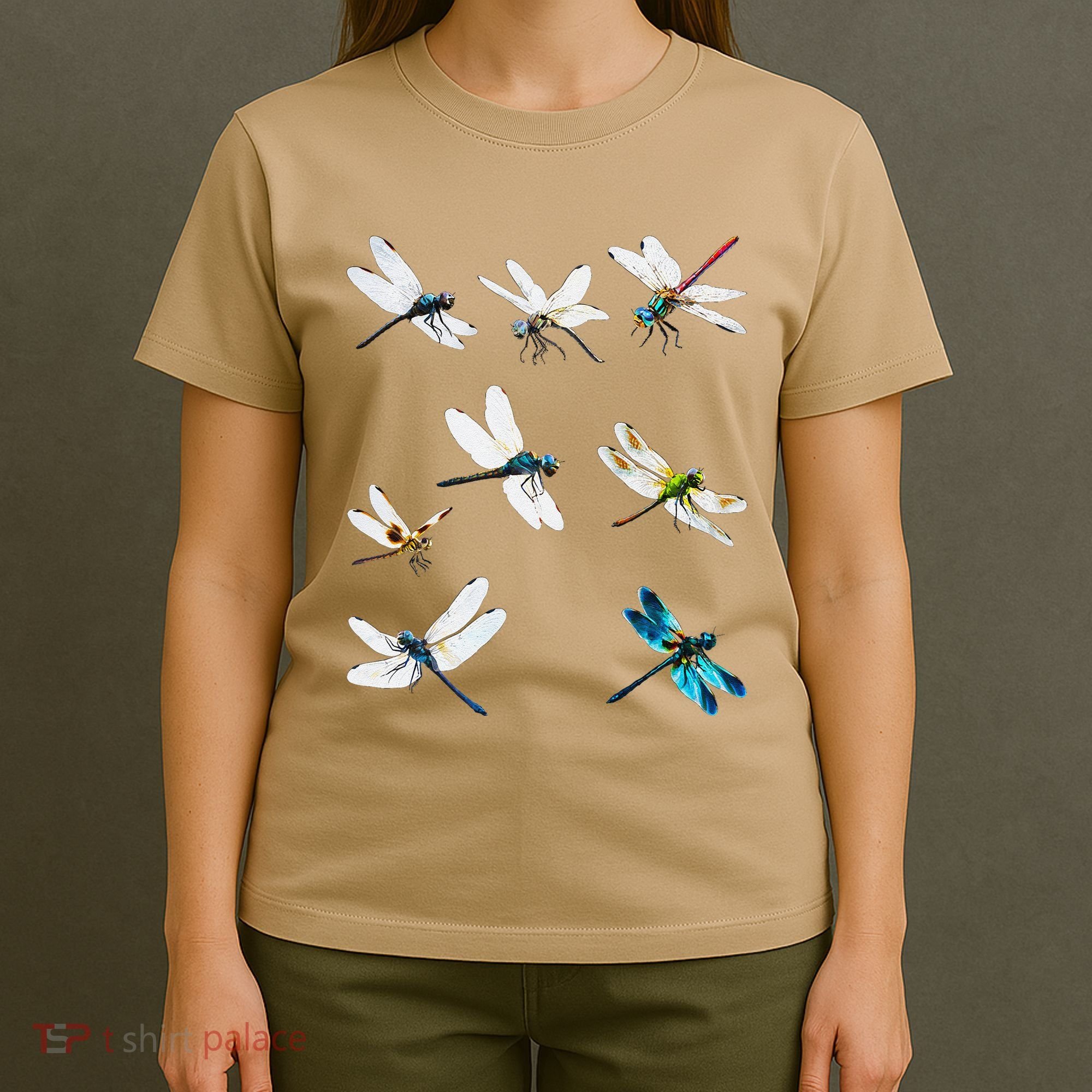 Dragonfly Dragonflies Natural Mosquito Repellent Biting Bugs T-Shirt