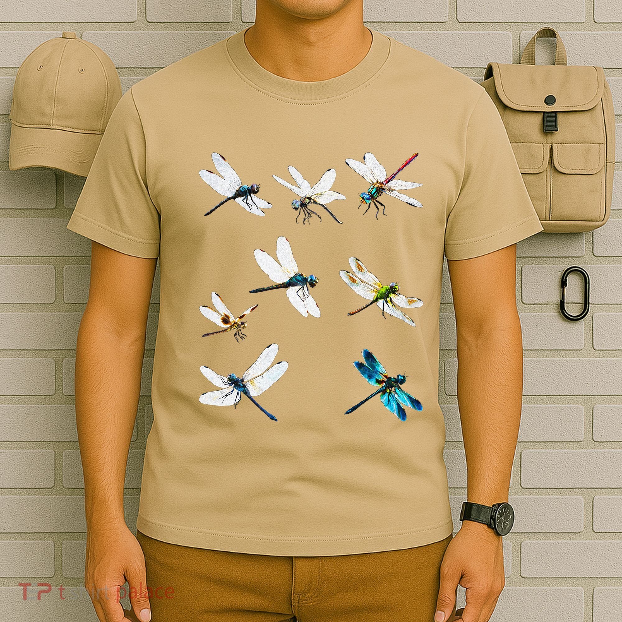 Dragonfly Dragonflies Natural Mosquito Repellent Biting Bugs T-Shirt
