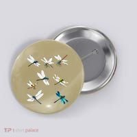 Dragonfly Dragonflies Natural Mosquito Repellent Biting Bugs Button thumb 0