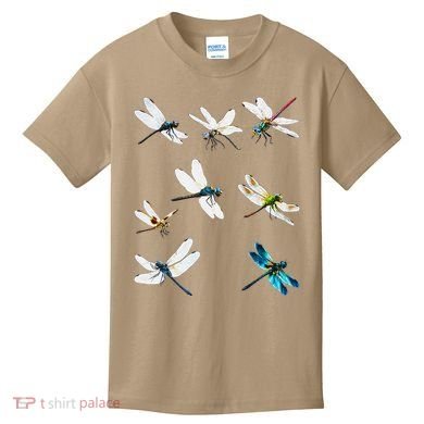 Dragonfly Dragonflies Natural Mosquito Repellent Biting Bugs Kids T-Shirt