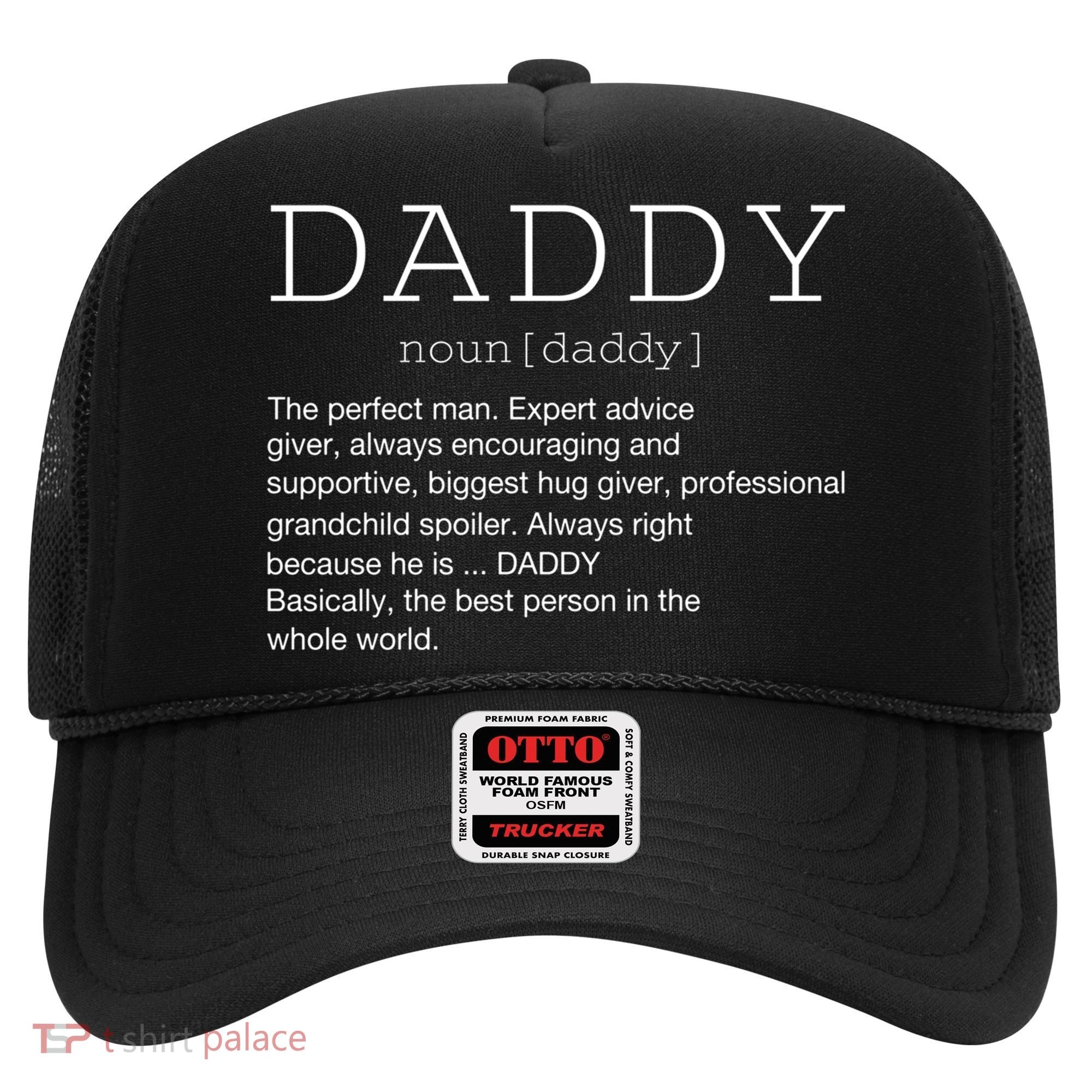 Daddy Definition Noun Grandpa Grandparents Day Funny Gift Hat