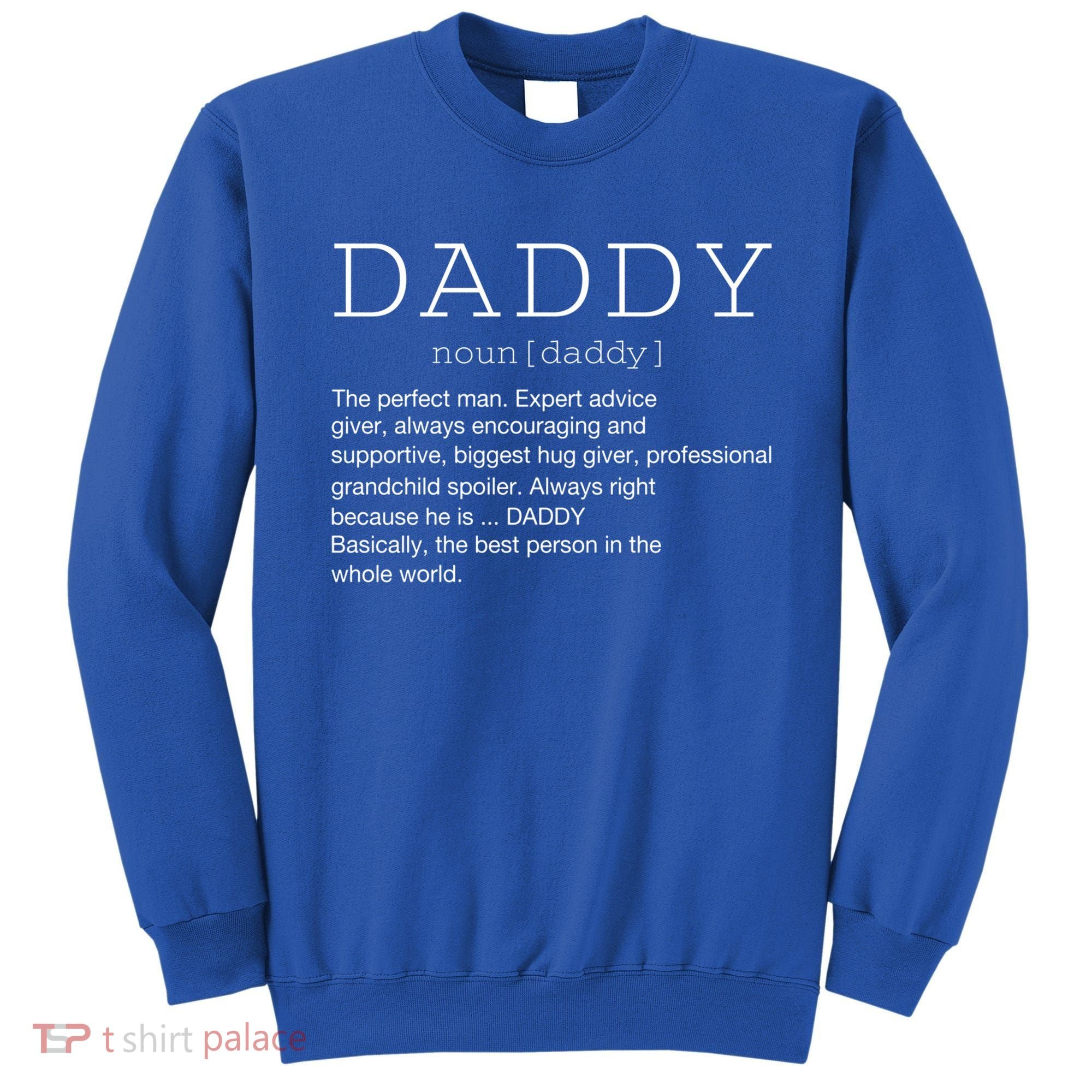 Daddy Definition Noun Grandpa Grandparents Day Funny Gift Sweatshirt