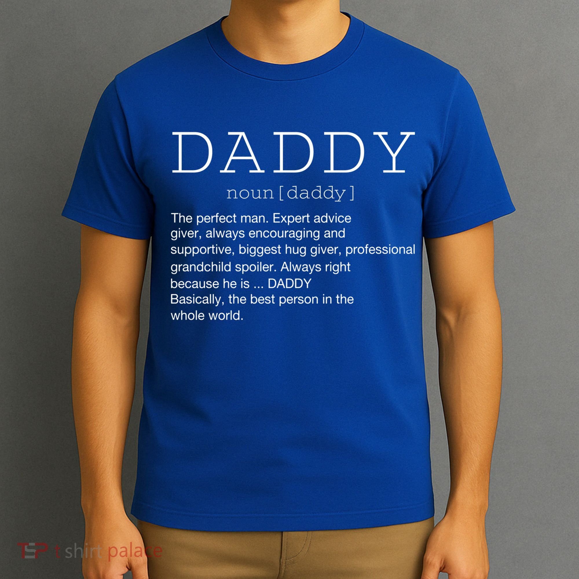 Daddy Definition Noun Grandpa Grandparents Day Funny Gift T-Shirt