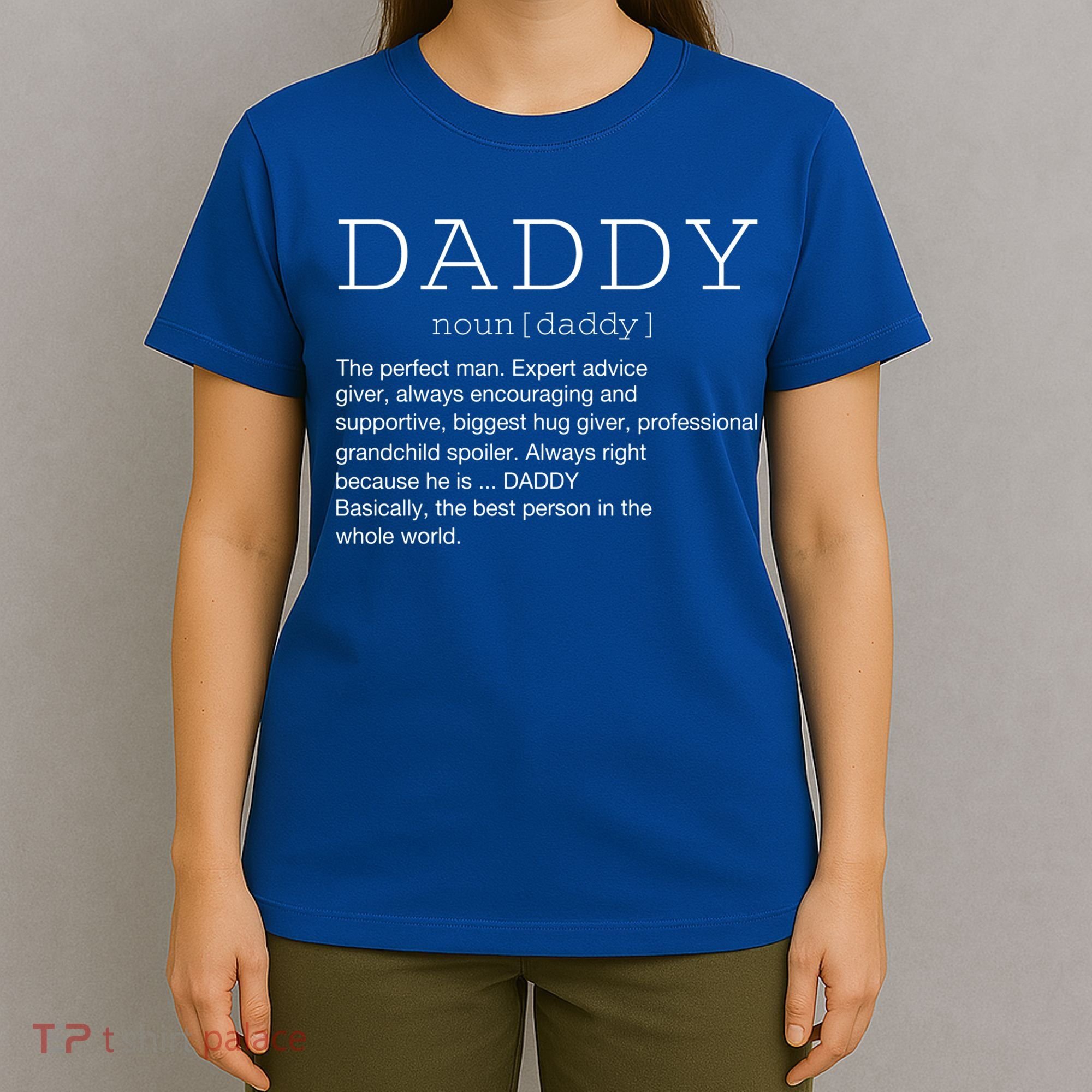 Daddy Definition Noun Grandpa Grandparents Day Funny Gift T-Shirt
