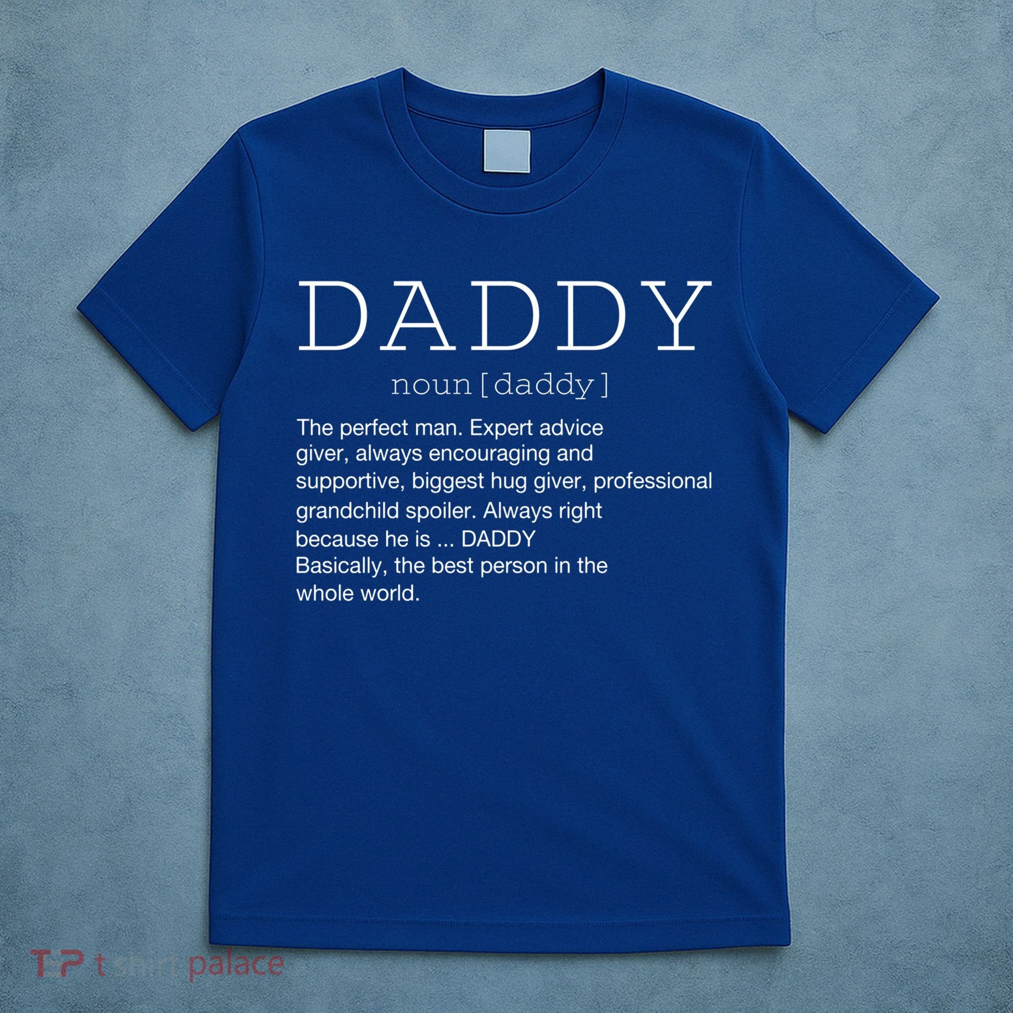 Daddy Definition Noun Grandpa Grandparents Day Funny Gift T-Shirt