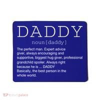 Daddy Definition Noun Grandpa Grandparents Day Funny Gift Mousepad thumb 0