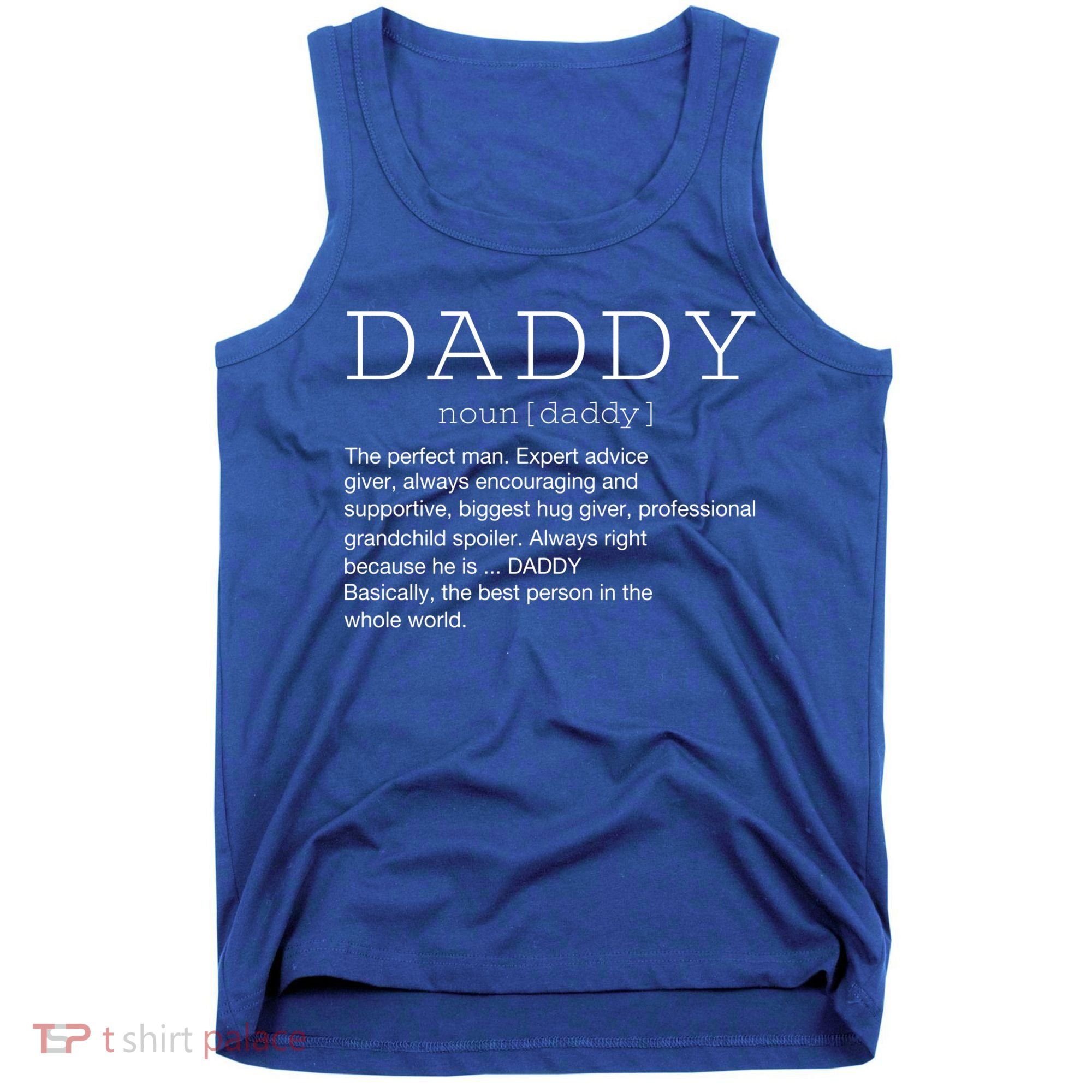 Daddy Definition Noun Grandpa Grandparents Day Funny Gift Tank Top