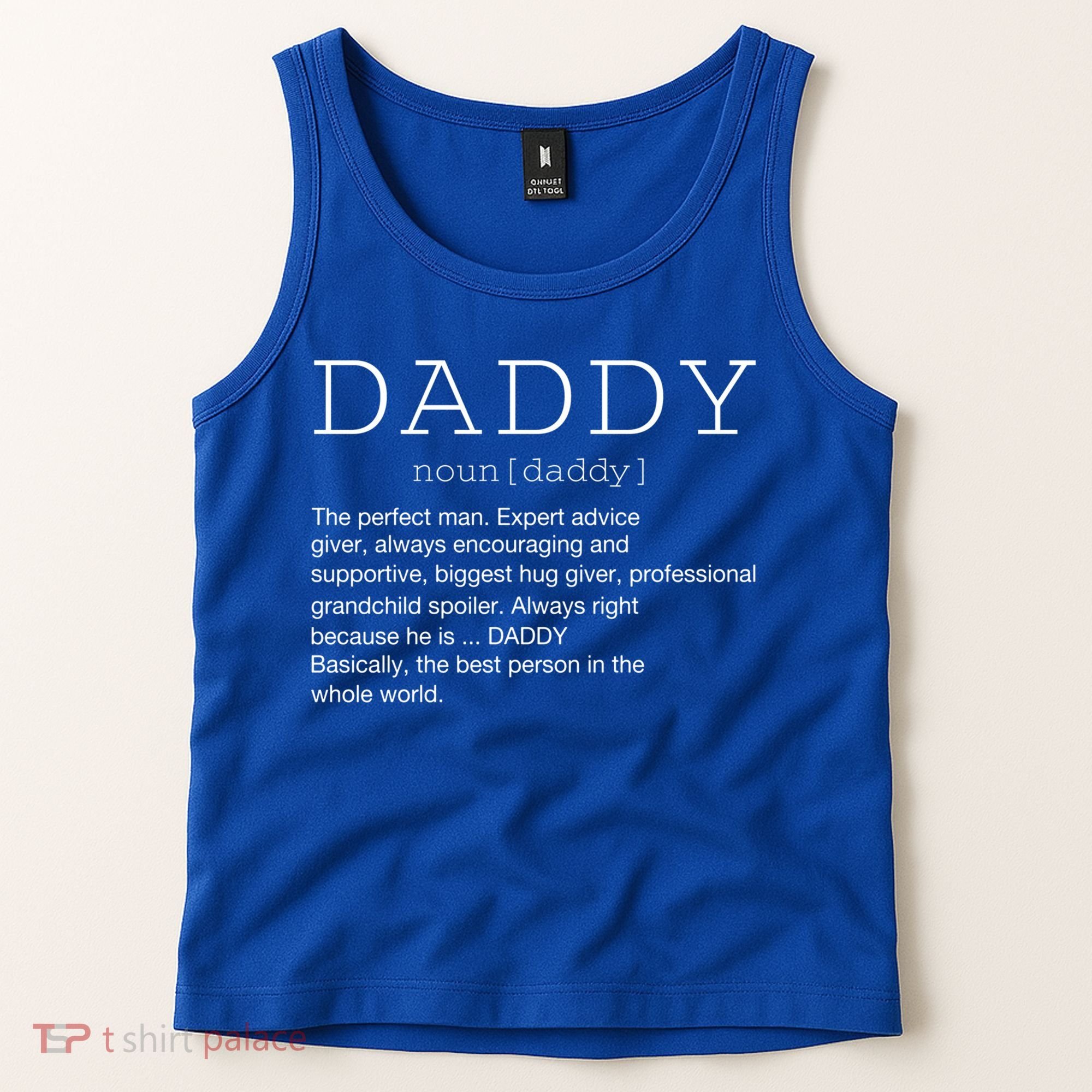 Daddy Definition Noun Grandpa Grandparents Day Funny Gift Tank Top