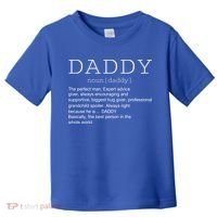 Daddy Definition Noun Grandpa Grandparents Day Funny Gift Toddler T-Shirt thumb 0