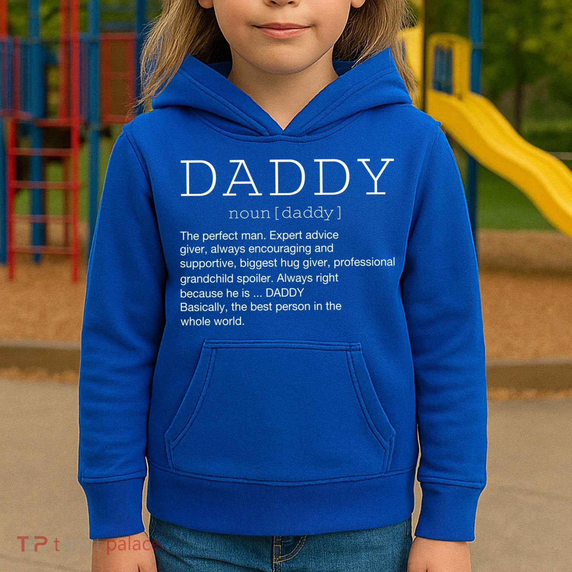 Daddy Definition Noun Grandpa Grandparents Day Funny Gift Kids Hoodie