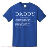 Daddy Definition Noun Grandpa Grandparents Day Funny Gift Kids T-Shirt thumb 0