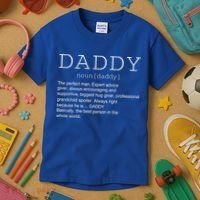 Daddy Definition Noun Grandpa Grandparents Day Funny Gift Kids T-Shirt thumb 3