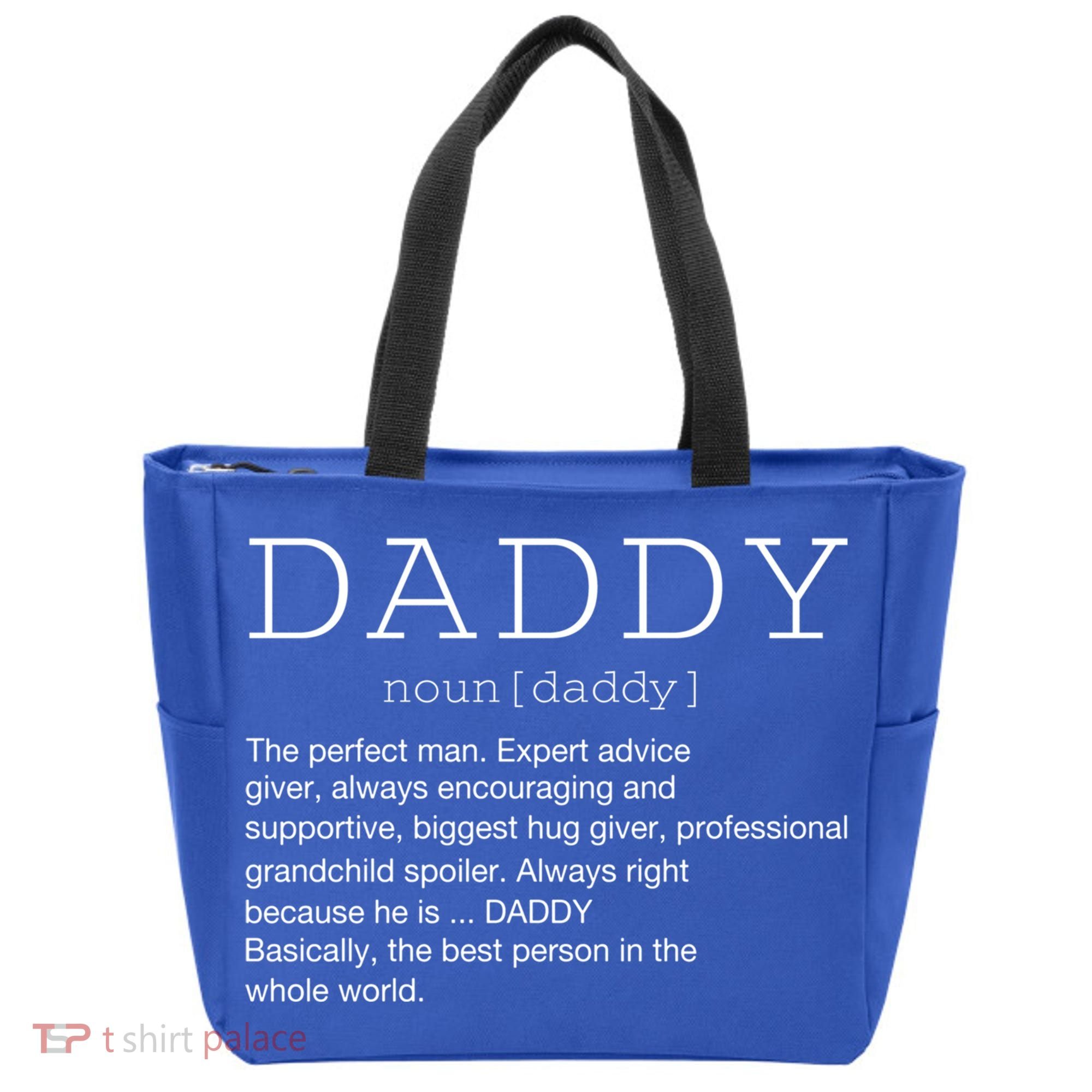 Daddy Definition Noun Grandpa Grandparents Day Funny Gift Tote Bag