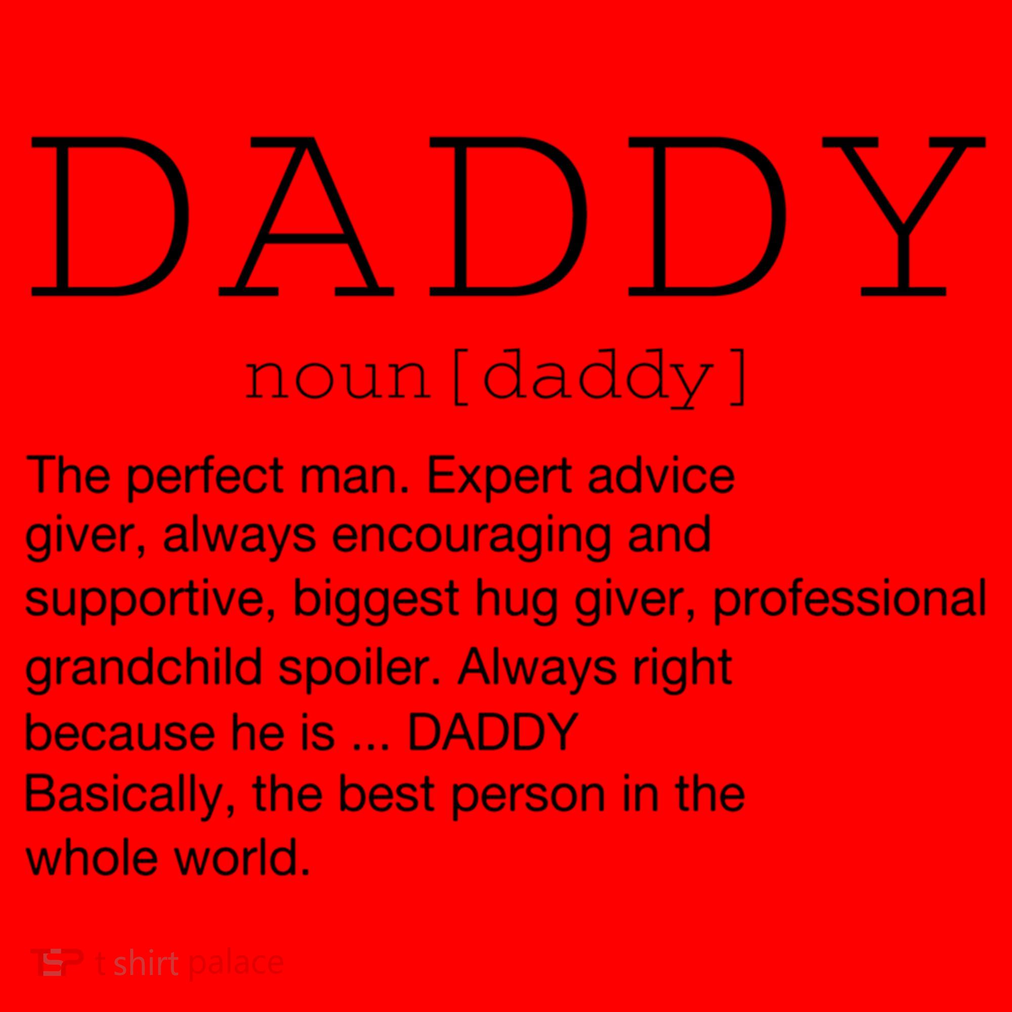 Daddy Definition Noun Grandpa Grandparents Day Funny Gift Santa Hat