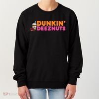 Dunkin Deez Nuts Funny Dunkin Deeznuts Coffee Lover Women's Sweatshirt thumb 0