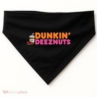 Dunkin Deez Nuts Funny Dunkin Deeznuts Coffee Lover USA-Made Doggie Bandana thumb 0