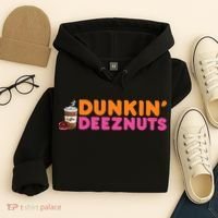 Dunkin Deez Nuts Funny Dunkin Deeznuts Coffee Lover Hoodie thumb 4