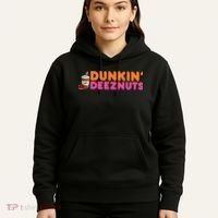 Dunkin Deez Nuts Funny Dunkin Deeznuts Coffee Lover Hoodie thumb 5