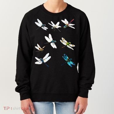 Dragonfly Dragonflies Natural Mosquito Repellent Biting Bugs Women's Sweatshirt