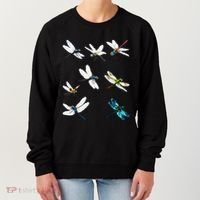 Dragonfly Dragonflies Natural Mosquito Repellent Biting Bugs Women's Sweatshirt thumb 0