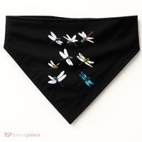 Dragonfly Dragonflies Natural Mosquito Repellent Biting Bugs USA-Made Doggie Bandana thumb 0