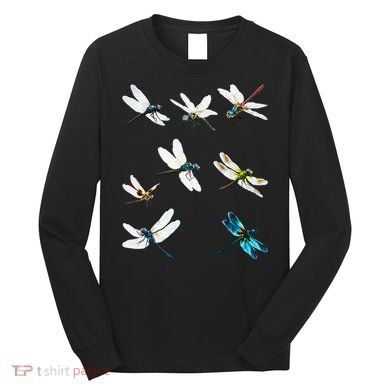 Dragonfly Dragonflies Natural Mosquito Repellent Biting Bugs Long Sleeve Shirt
