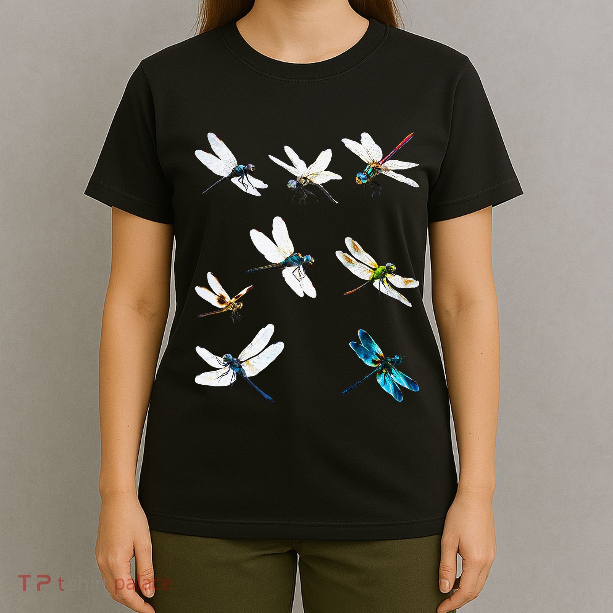Dragonfly Dragonflies Natural Mosquito Repellent Biting Bugs T-Shirt